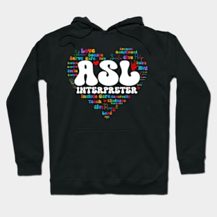 Asl Interpreter Appreciation Week Back To School Hoodie